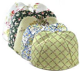 You have lots of tea cosies so you can cover your precious decoration pieces with a tea cosy